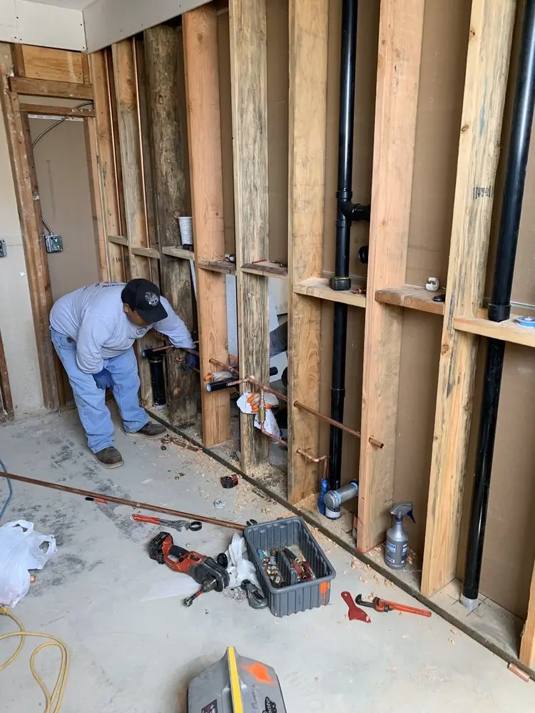 Commercial rough-in plumbing for Trenchless Sewer Repair in Stonewall Manor